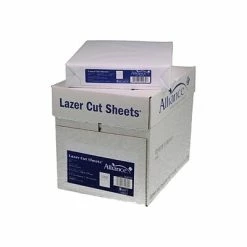 Copy & Printer Paper Alliance 8.5" X 11" Perforated Paper, 20 Lbs., 92 Brightness, 500 Sheets/Ream, 5 Reams/Carton (30070)