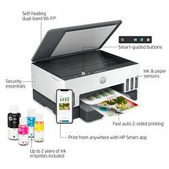 Printers HP Smart Tank 7001 Wireless All-in-One Cartridge-free Ink Tank Inkjet Printer, Up To 2 Years Of Ink Included (28B49A) -Avery Shop sp145003989 s7