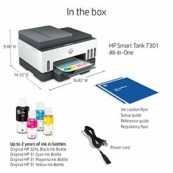 Printers HP Smart Tank 7301 Wireless All-in-One Cartridge-free Ink Tank Inkjet Printer, Up To 2 Years Of Ink Included (28B70A) -Avery Shop sp145004004 s7