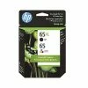 HP 65XL/65 Black High Yield And Tri-Color Standard Yield Ink Cartridge, 2/Pack (6ZD95AN)