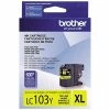 Brother LC103Y Yellow High Yield Ink Cartridge (LC103YS) -Avery Shop sp163288753 s7