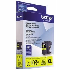 Brother LC103Y Yellow High Yield Ink Cartridge (LC103YS) -Avery Shop sp163288759 s7