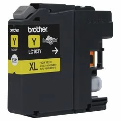 Brother LC103Y Yellow High Yield Ink Cartridge (LC103YS) -Avery Shop sp163288761 s7