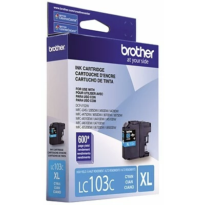 Brother LC103C Cyan High Yield Ink Cartridge (LC103CS) 8 Brother LC103C Cyan High Yield Ink Cartridge (LC103CS) - Image 6