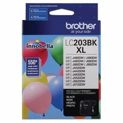 Brother LC203BKS Black High Yield Ink Cartridge (LC203BKS)