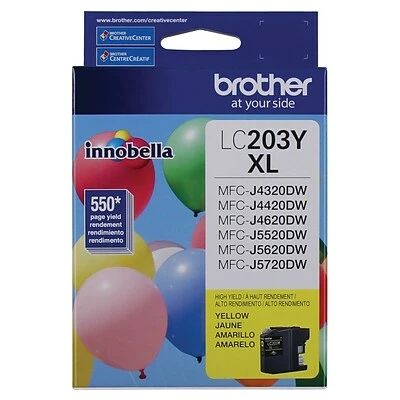 Brother LC203YS Yellow High Yield Ink Cartridge (LC203YS) 3 Brother LC203YS Yellow High Yield Ink Cartridge (LC203YS)