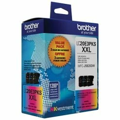 Brother LC20E3PKS Cyan/Magenta/Yellow Extra High Yield Ink Cartridge, 3/Pack (LC20E3PKS) 17 Brother LC20E3PKS Cyan/Magenta/Yellow Extra High Yield Ink Cartridge, 3/Pack (LC20E3PKS) -Avery Shop sp163289181 s7
