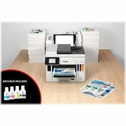 Printers Canon MegaTank MAXIFY GX7021 Wireless Color All-in-One Inkjet Printer (4471C037) -Avery Shop sp168452752 s7
