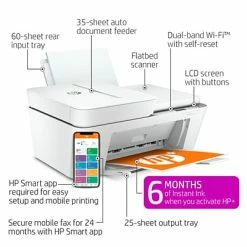 Printers HP DeskJet 4155e Wireless Color All-in-One Printer Includes 6 Months Of FREE Ink With HP+ (26Q90A) -Avery Shop sp171476203 s7