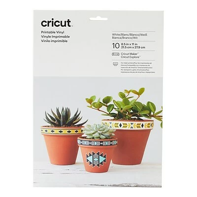 Die Cutting Cricut Explore Printable Vinyl, 11" X 8.5", 10 Sheets/Pack (2002636) 2 Die Cutting Cricut Explore Printable Vinyl, 11" X 8.5", 10 Sheets/Pack (2002636)