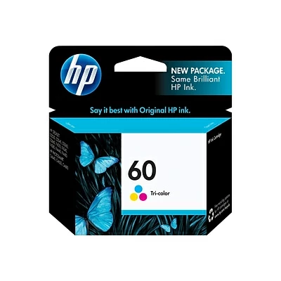 HP 60 Tri-Color Standard Yield Ink Cartridge (CC643WN#140) 3 HP 60 Tri-Color Standard Yield Ink Cartridge (CC643WN#140)