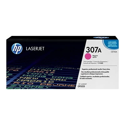 HP 307A Magenta Standard Yield Toner Cartridge (CE743A) 3 HP 307A Magenta Standard Yield Toner Cartridge (CE743A)