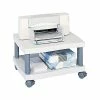 Carts & Stands Safco Wave 2-Shelf Plastic/Poly Mobile Printer Stand With Lockable Wheels, Light Gray/Charcoal (1861GR) 1 Carts & Stands Safco Wave 2-Shelf Plastic/Poly Mobile Printer Stand With Lockable Wheels, Light Gray/Charcoal (1861GR) -Avery Shop sp43812623 s7
