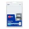 Avery Multi-Use Laser/Inkjet Shipping Label, 1 1/2" X 4", White, 3 Labels/Sheet, 50 Sheets/Pack (05452)