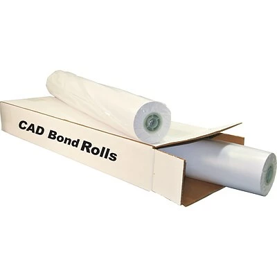 Wide Format Paper Alliance 20# Wide Format CAD Bond Paper, Uncoated, 24" X 300', 2/Carton (24300) 2 Wide Format Paper Alliance 20# Wide Format CAD Bond Paper, Uncoated, 24" X 300', 2/Carton (24300)