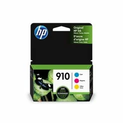 HP 910 Cyan/Magenta/Yellow Standard Yield Ink Cartridge, 3/Pack (3YN97AN#140)