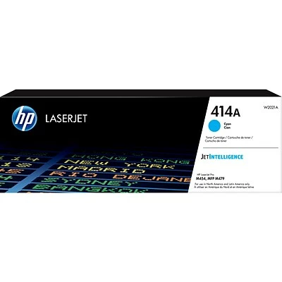HP 414A Cyan Standard Yield Toner Cartridge (W2021A) 3 HP 414A Cyan Standard Yield Toner Cartridge (W2021A)