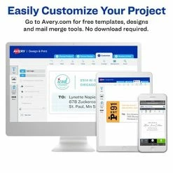 Avery Laser/InkJet Shipping Labels With Sure Feed Technology, 2" X 4", White, 2500 Labels Per Pack (95945) -Avery Shop sp57019483 s7