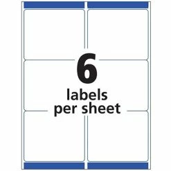 Avery Laser/InkJet Shipping Labels, Sure Feed Technology, Permanent Adhesive, 3-1/3" X 4", 1500 Labels Per Pack (95940) -Avery Shop sp57019593 s7
