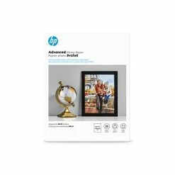 HP Advanced Photo Paper HP Glossy Photo Paper, 8.5" X 11", 50/Pack (Q7853A)