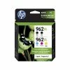 HP 962XL Twin Black, Cyan/Magenta/Yellow Ink Cartridges, High Yield, 5/Pack (6ZA57AN) -Avery Shop sp71198299 s7