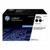 HP 80A Black Standard Yield Toner Cartridge, 2/Pack (CF280AD1) -Avery Shop sp71935920 s7