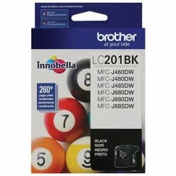 Brother LC201BKS Black Standard Yield Ink Cartridge (LC201BKS) -Avery Shop sp73453133 s7
