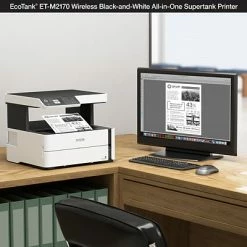 Printers Epson EcoTank® ET-M2170 Wireless Monochrome All-in-One SuperTank Printer -Avery Shop sp88490432 s7