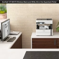 Printers Epson EcoTank® ET-M3170 Wireless Monochrome All-in-One SuperTank Printer -Avery Shop sp88490597 s7